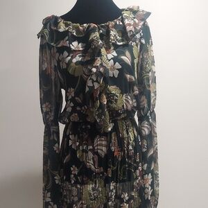 Floral Ruffle Dress